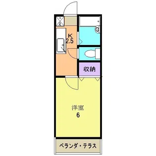 ピークハイム和光F【2階】の間取り