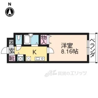 メゾンドムラジ2【3階】の間取り