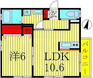 PLAISIR【2階】の間取り