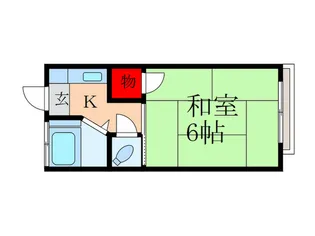ひまわり荘【2階】の間取り