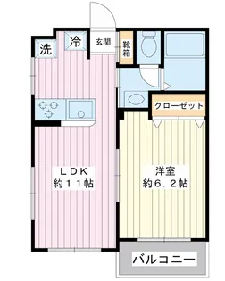 第2金子マンション【3階】の間取り