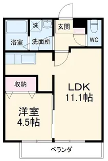Grand Foret【1階】の間取り