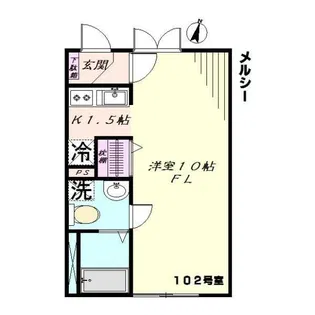 MERCI【1階】の間取り