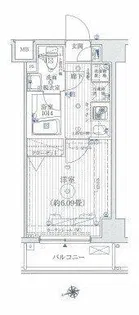 リライア東京イーストレジデンス【5階】の間取り
