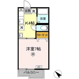 フェリシアK【2階】の間取り