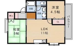 アメージングエステート1【2階】の間取り