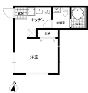 ガーデン南馬込【1階】の間取り