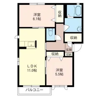 リネージュIII【2階】の間取り