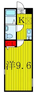 メゾンプリンス【3階】の間取り