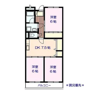 May三本柳【1階】の間取り