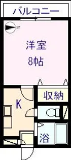 アビゼエコーボ【2階】の間取り