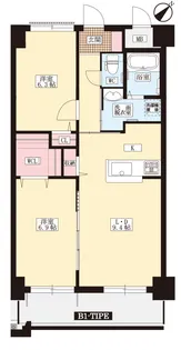 クリアウォータ【3階】の間取り