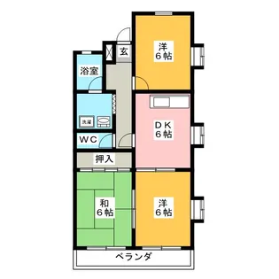 サンプラザ大塚【3階】の間取り
