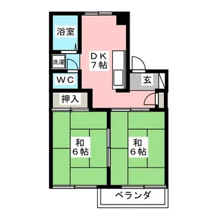 フォレスト飛高 B棟【2階】の間取り