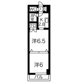メープル南16条【2階】の間取り