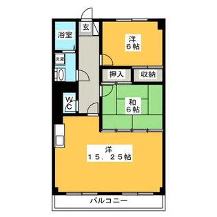 エンブレム春日【5階】の間取り