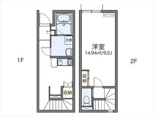 レオネクストウェルハイム南大塚【1階】の間取り