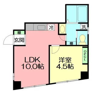 サウスフラット【3階】の間取り