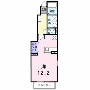 パルティール妙法寺II【1階】の間取り