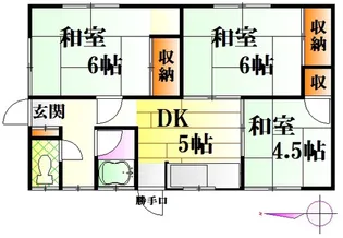 広島県広島市安佐北区三入5【一戸建】の間取り