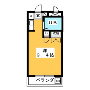シャルム大堀【5階】の間取り
