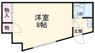 1Kの間取り画像