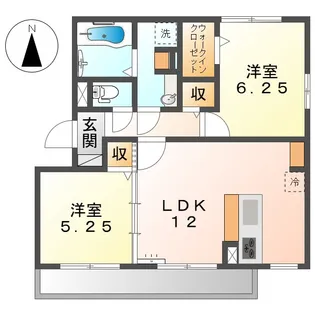 愛知県海部郡大治町大字東條字郷前【アパート】の間取り