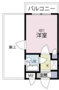 クロノス八王子台町【4階】の間取り