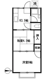 ボン・ド・ミール【2階】の間取り