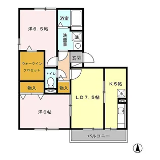 グランコート並柳 A/B【2階】の間取り