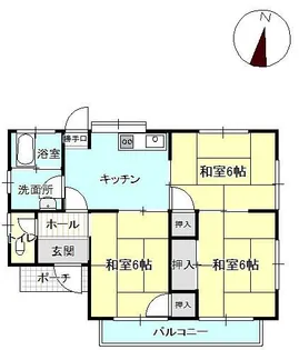 愛媛県伊予郡松前町大字西古泉【一戸建】の間取り