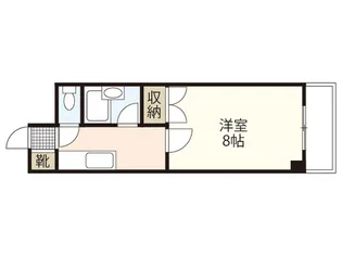 1Kの間取り画像