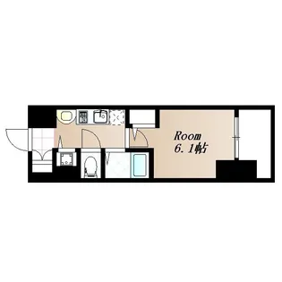 プレサンス梅田北デイズ【5階】の間取り