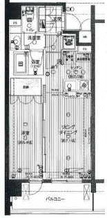 レックス海岸通りレジデンス【2階】の間取り