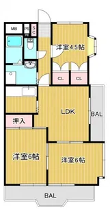 パレグランドール【2階】の間取り