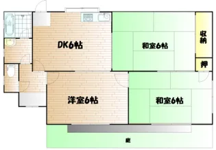 岡山県岡山市南区浦安南町【一戸建】の間取り