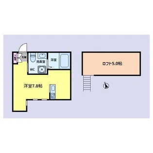 神奈川県横浜市金沢区富岡東5【アパート】の間取り