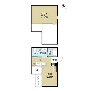 エール賑【2階】の間取り