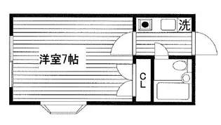 1Kの間取り画像
