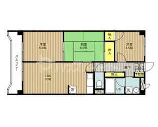 グランパレスダイトー【2階】の間取り