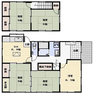 三重県津市羽所町【一戸建】の間取り