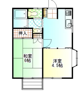 アイビーコーポ【2階】の間取り