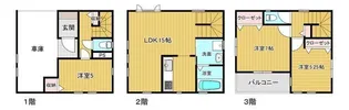 神奈川県川崎市川崎区川中島1【一戸建】の間取り