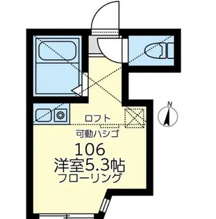 ユナイト日ノ出ルモンド【2階】の間取り