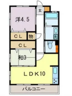 柏木マンション【1階】の間取り