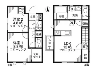 東京都世田谷区祖師谷3【一戸建】の間取り