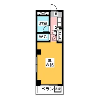 マンション八幡【3階】の間取り