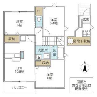 プロムナード I【2階】の間取り