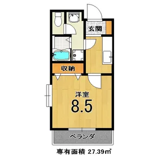 メゾン・ラコンテ【1階】の間取り