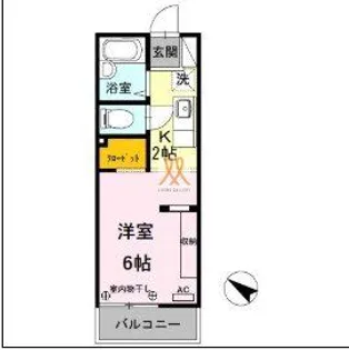 東京都葛飾区細田4【アパート】の間取り